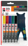 Marqueurs pour textiles, kit