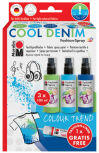 Peintures pour textiles en spray, kit