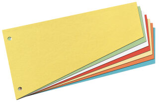 herlitz Intercalaires, trap&eacute;zoidal, A4, carte lustr&eacute;e