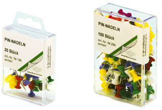 WEDO Punaises, assorti, petit paquet