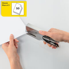 Rapid Pince agrafeuse Classic K1, chromé