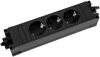 Miniature BACHMANN Cadre de support pour 2 prises keystone, noir n9