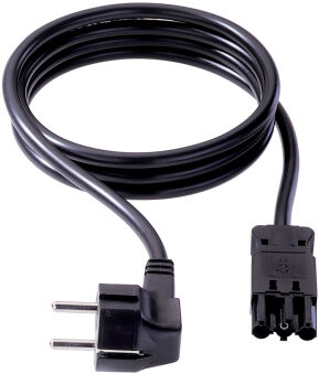 BACHMANN Cadre de support pour 2 prises keystone, noir