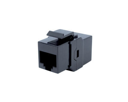 BACHMANN Cadre de support pour 2 prises keystone, noir