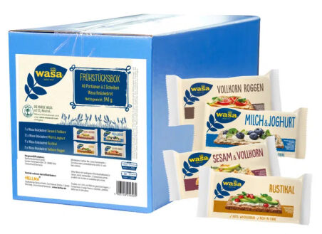 wasa Assortiment pain suédois, mélange de 4, dans un carton