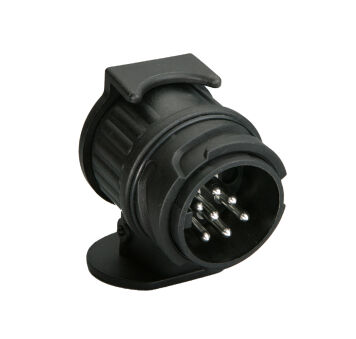 Unitec 10204 – Mini Adattatore Da 13 A 7 Pin Per Presa Elettrica, Soluzione Compatta Per Collegamenti Elettrici