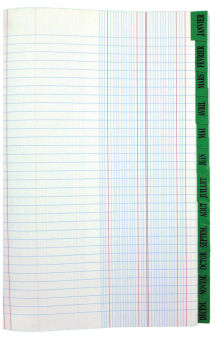 EXACOMPTA Piqure 29,7 X 21cm ECHEANCIER 72 Pages : Exacompta