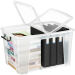 Miniature CEP Bo&icirc;te de rangement strata, 12 litres, transparent n°6