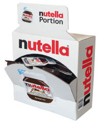 Ferrero Cr&egrave;me pralin&eacute;e aux noisettes nutella, pr&eacute;sentoir en