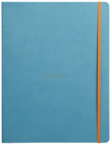 Carnet piqûre ligné, 48 pages papier ivoire couverture soft Rhodia Botanique - Beaux