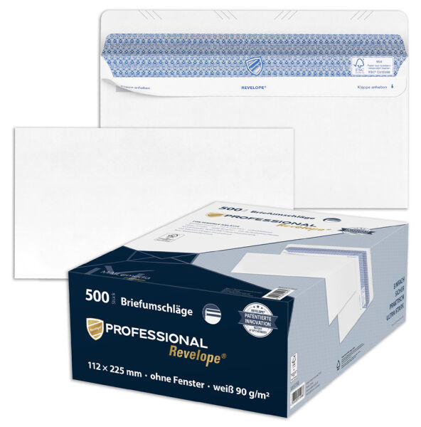 Professional 30051799 Mailmedia Revelope 112 x 225 mm without Window Envelope Professional 30051799 Mailmedia Revelope 112 x 225 mm without Window Envelope