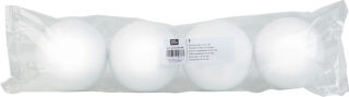 KNORR prandell Set de boules en polystyr&egrave;ne, blanc