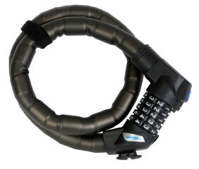FISCHER Cha&icirc;ne antivol pour v&eacute;lo, longueur: 900 mm, noir