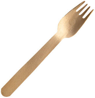 NATURE Star Fourchette en bois, longueur: 160mm