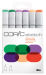Miniature COPIC Marqueur sketch, kit de 6 'Secondary Tones' n°0