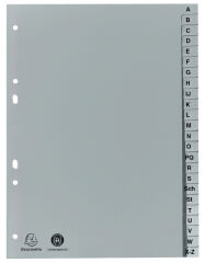EXACOMPTA Intercalaire en plastique, A-Z, A5, 24 touches