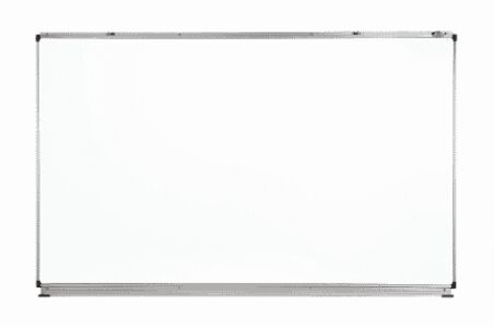 Tableaux scolaires simples - encadrement aluminium anodisé 100 x 300 cm (Blanc)