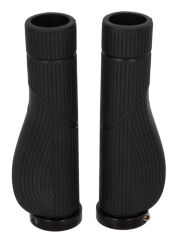 FISCHER Poignée de guidon pour vélo 'Grip Ergo Flex', noir