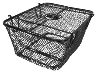 FISCHER Panier pour porte-bagages de v&eacute;lo PLUS Safe, noir